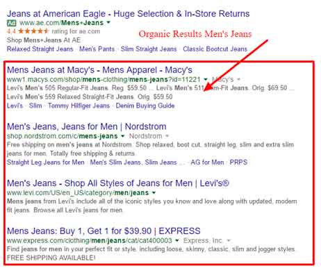 نتیجه جستجوی گوگل برای کلمه jeans